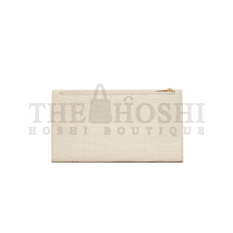 Y51 UPTOWN POUCH IN CROCODILE-EMBOSSED SHINY LEATHER 582124DND1J9207 (21.5*12*2.5cm) Master Quality